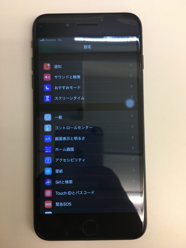 iPhone7Plus　画面交換後
