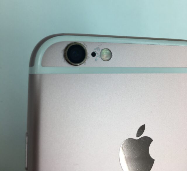 iPhone6sリアカメラガラス割れ交換修理