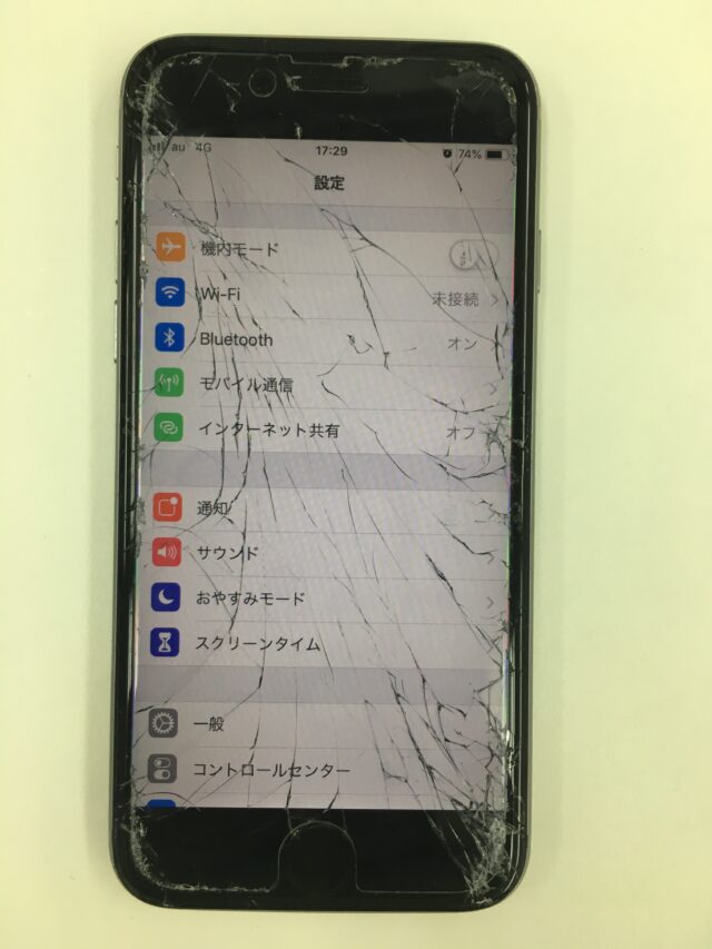 iPhone6sガラス液晶交換修理